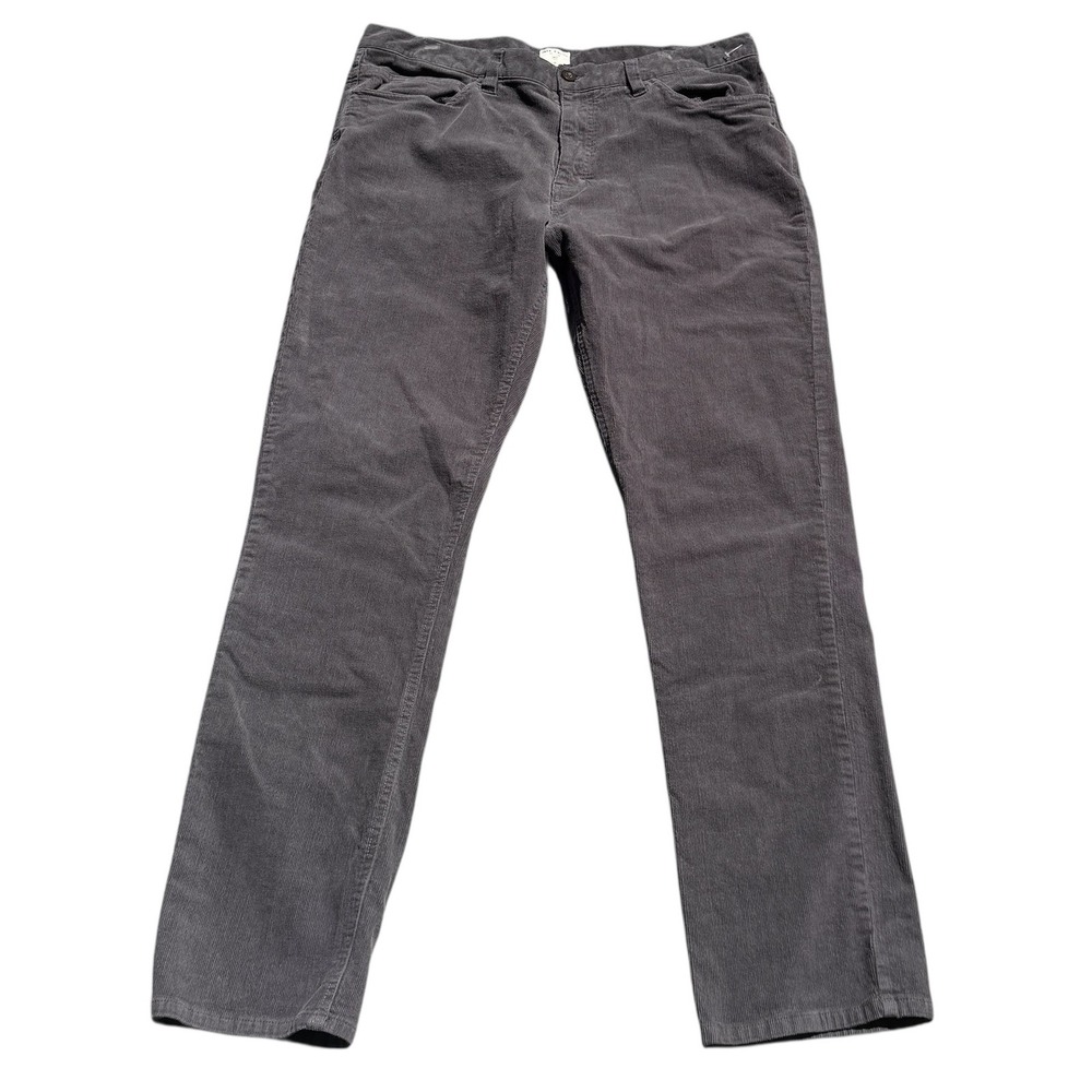 Jack O'Neill Corduroy Pants Mens Size 38 Gray Cotton Blend Casual Trousers